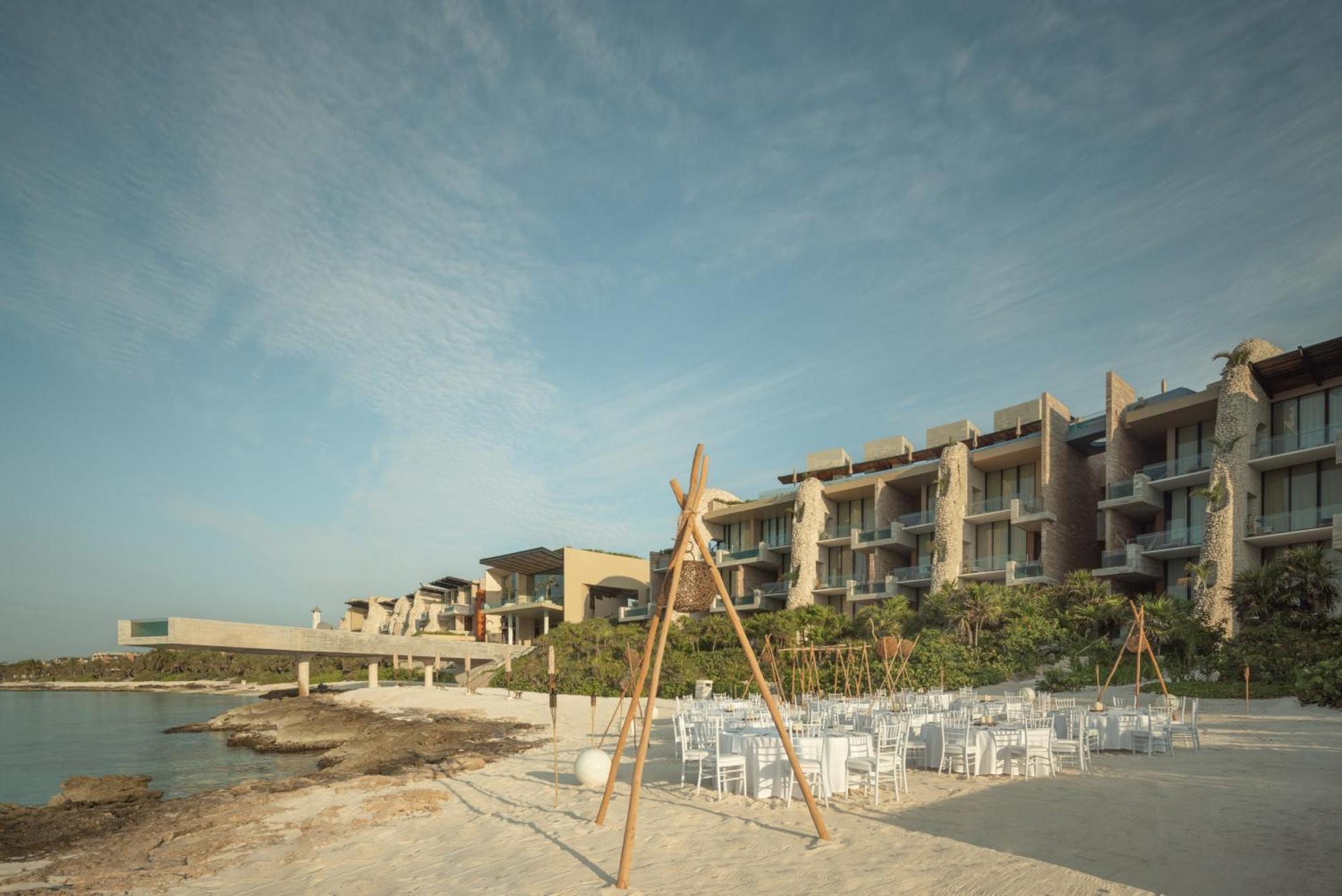 La Casa De La Playa By Xcaret (Adults Only) Otel Los Dos Compadres Dış mekan fotoğraf